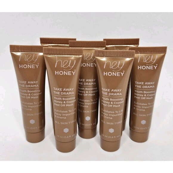 Hey Honey Take Away The Drama Mask 12 ml LOT OF 7 New - Picture 1 of 3